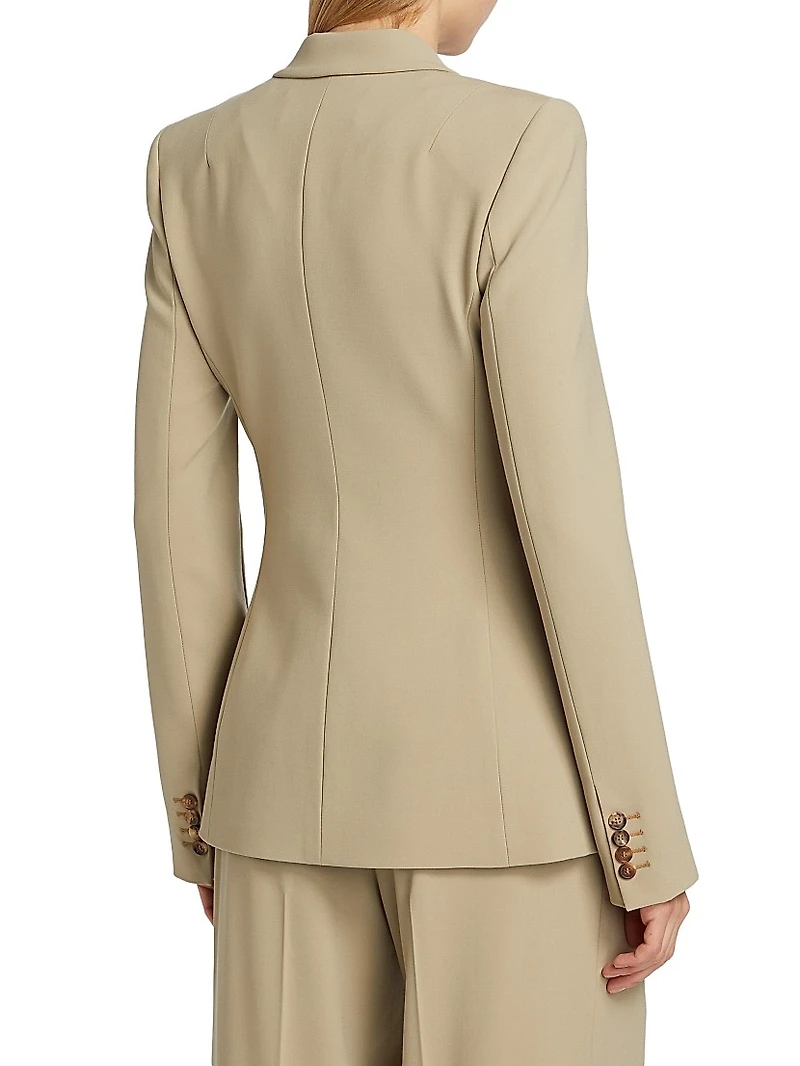 Georgina Wool Double-Breasted Blazer