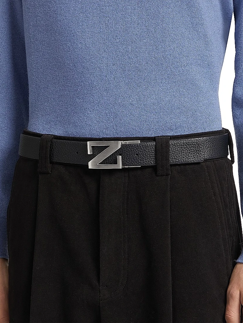 Reversible Leather Belt