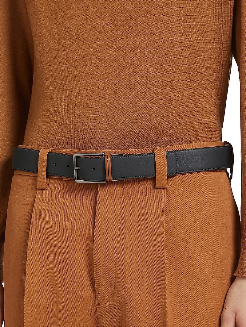 Reversible Leather Belt