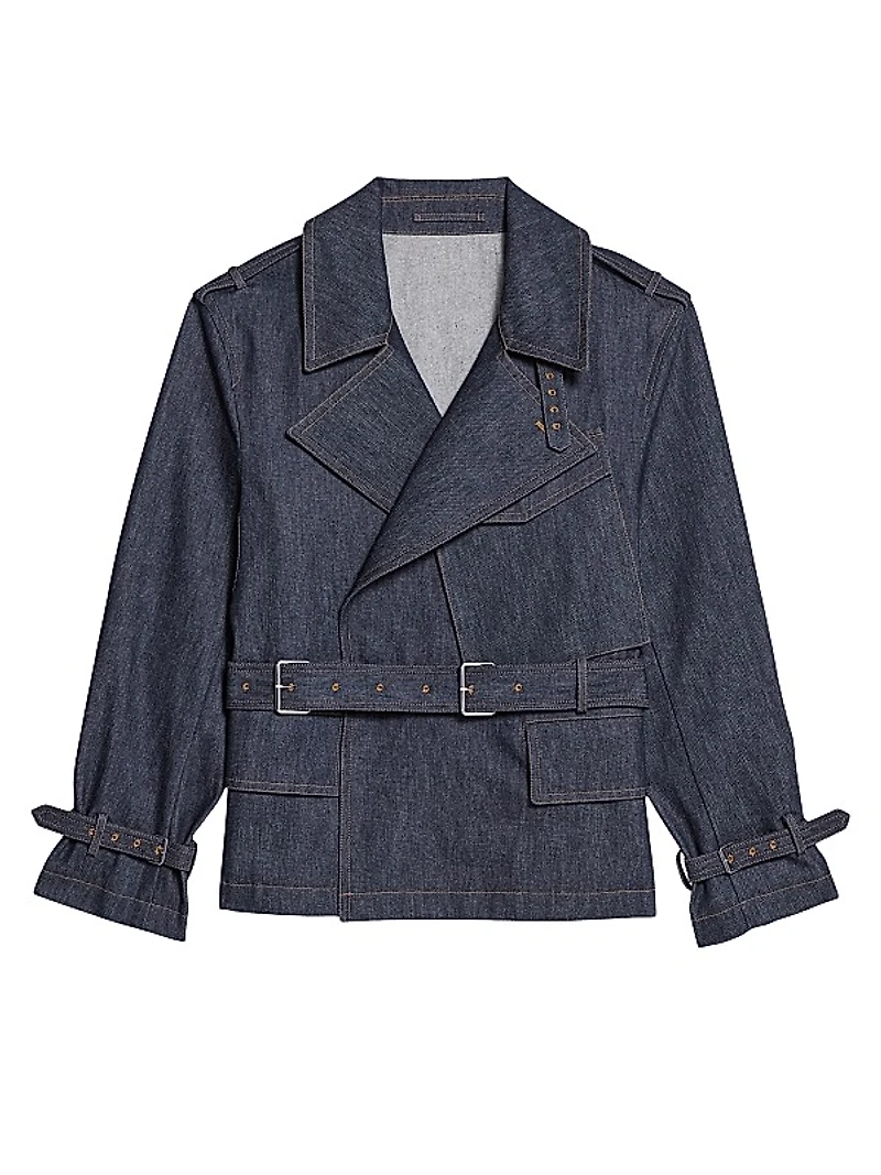 Denim Rider Trench Coat