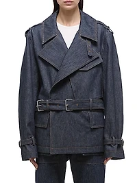 Denim Rider Trench Coat
