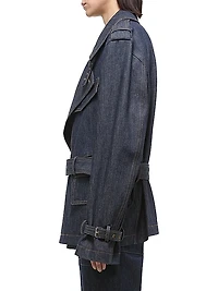 Denim Rider Trench Coat
