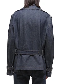 Denim Rider Trench Coat