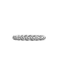 Pavé Petite Band Ring 18K White Gold