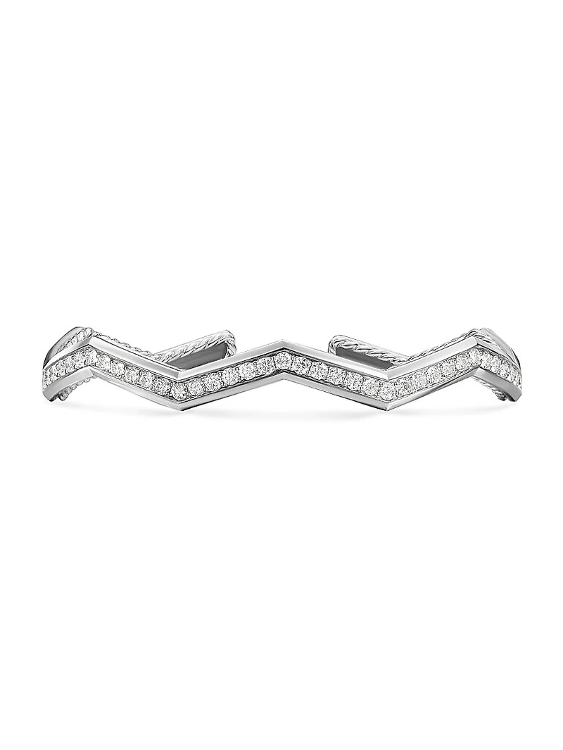 Zig Zag Stax™ Cuff Bracelet in Sterling Silver