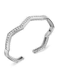 Zig Zag Stax™ Cuff Bracelet in Sterling Silver