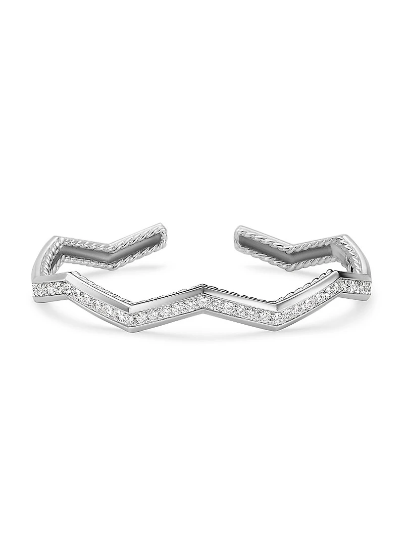 Zig Zag Stax™ Cuff Bracelet in Sterling Silver