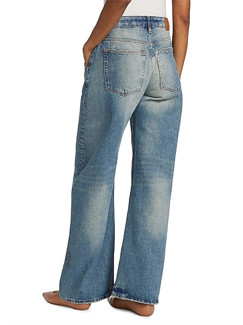 Enzo Mid-Rise Barrel Jeans