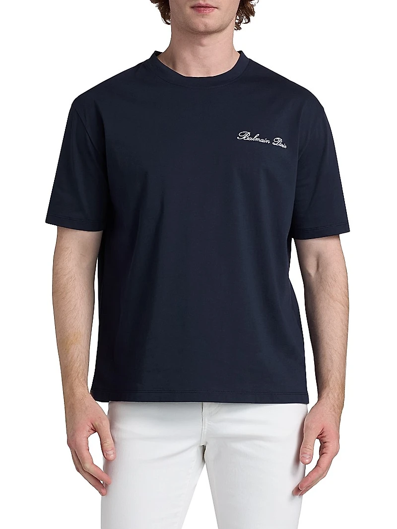 Logo-Embroidered Cotton T-Shirt