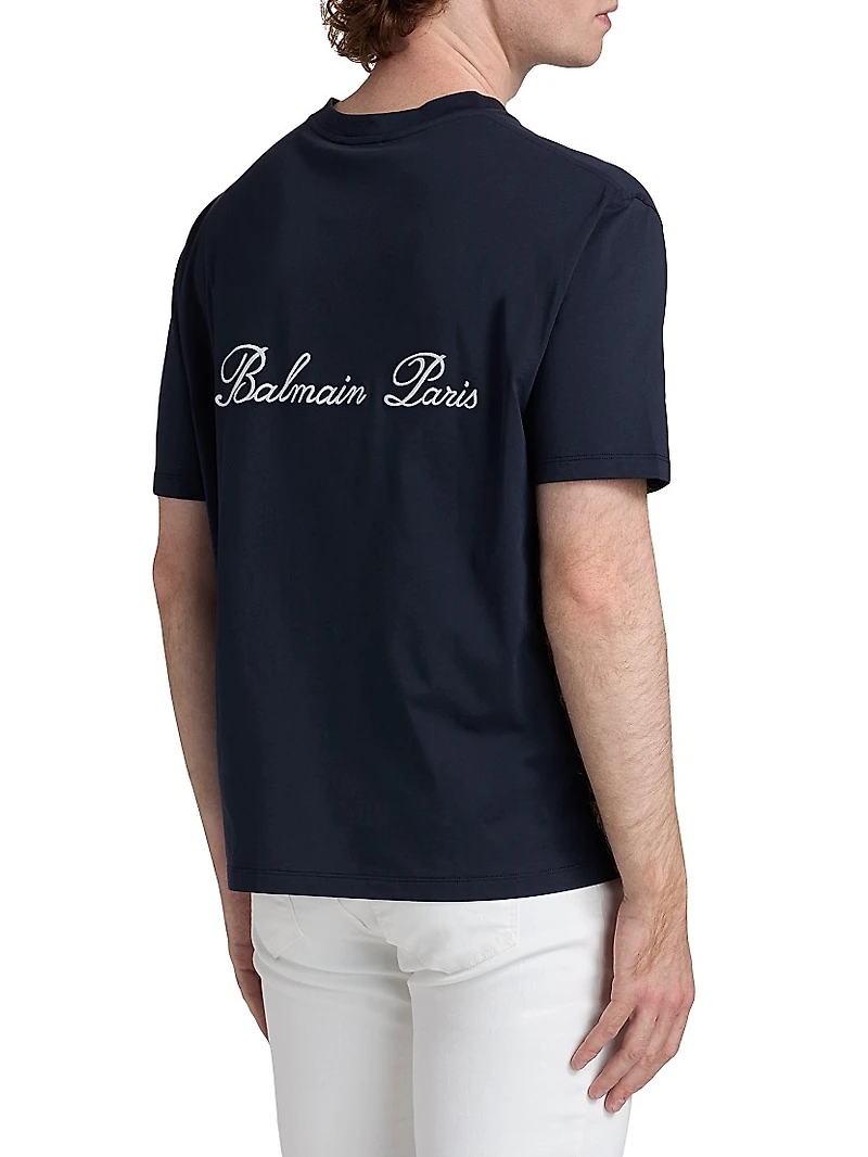 Logo-Embroidered Cotton T-Shirt