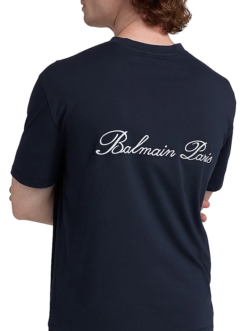Logo-Embroidered Cotton T-Shirt