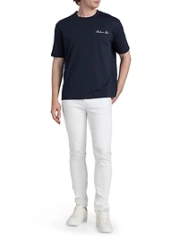 Logo-Embroidered Cotton T-Shirt