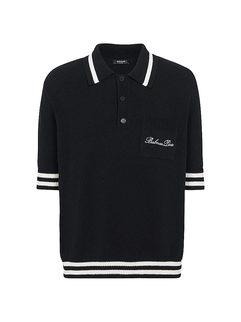 Logo-Embroidered Cotton-Blend Polo