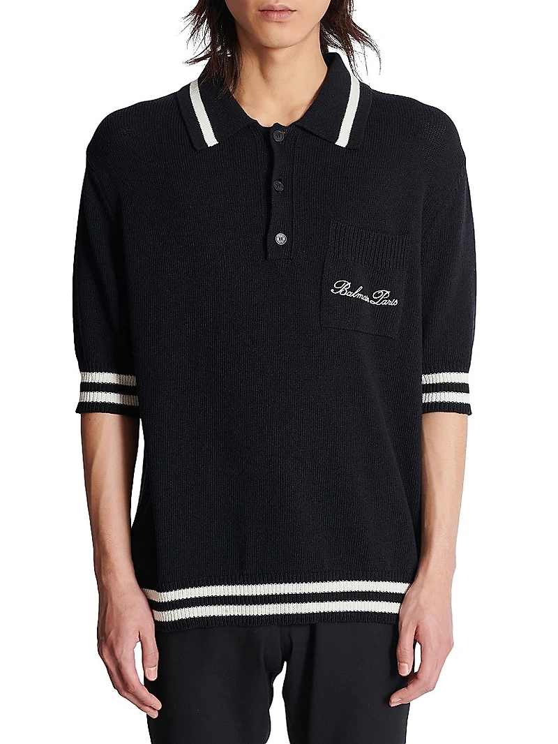 Logo-Embroidered Cotton-Blend Polo