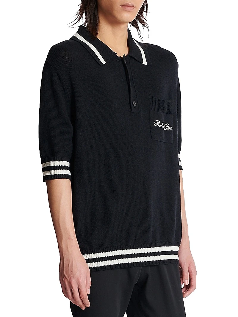 Logo-Embroidered Cotton-Blend Polo