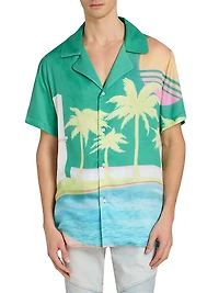 Palm Tree Camp Shirt