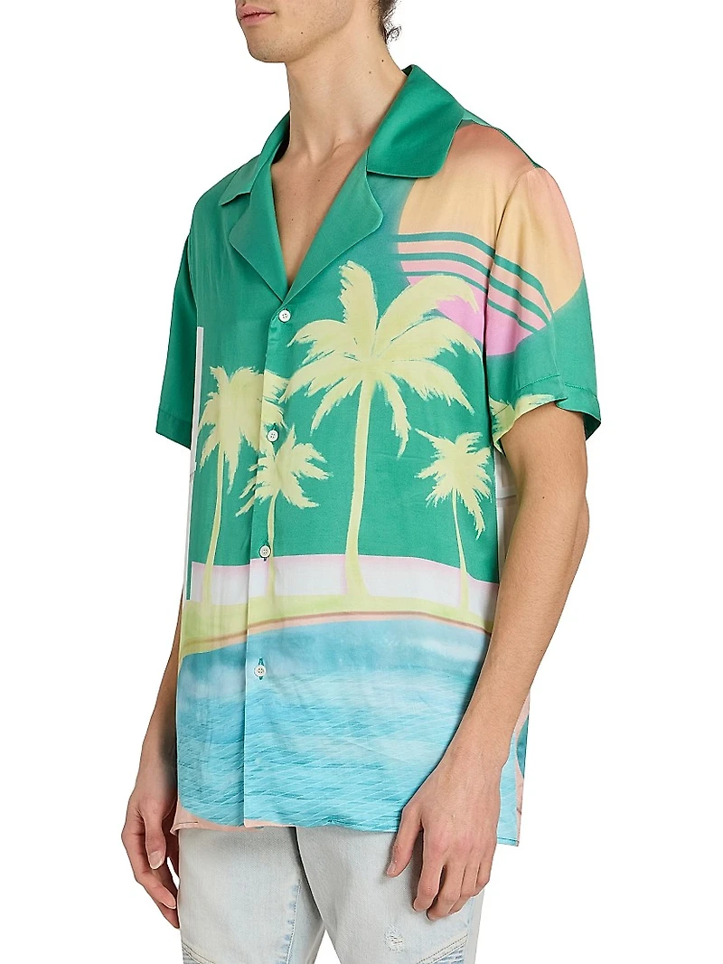 Palm Tree Camp Shirt
