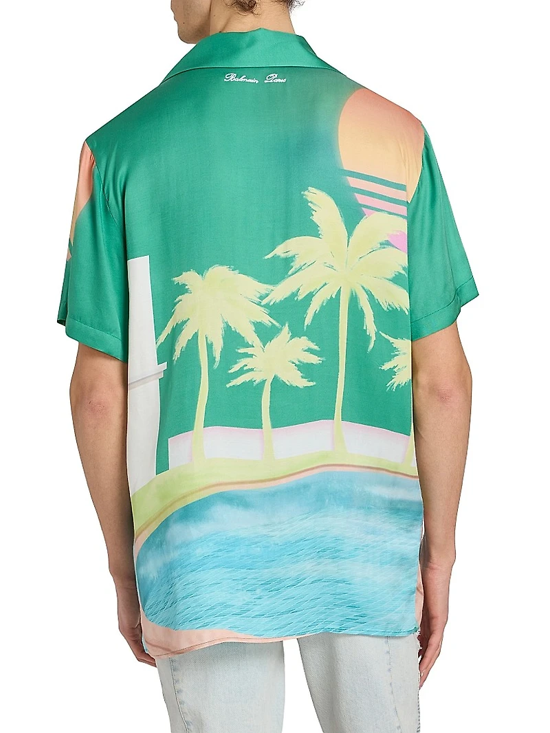 Palm Tree Camp Shirt