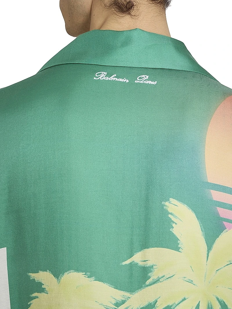 Palm Tree Camp Shirt
