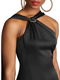 Genevieve Satin Gown