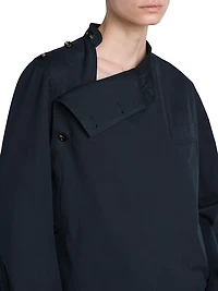 Button-Collar Cotton Shirt