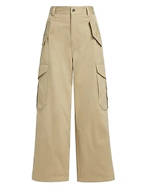 Compact Cotton Twill Trousers
