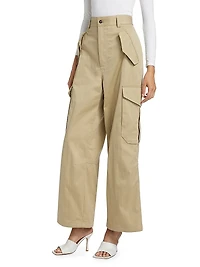 Compact Cotton Twill Trousers