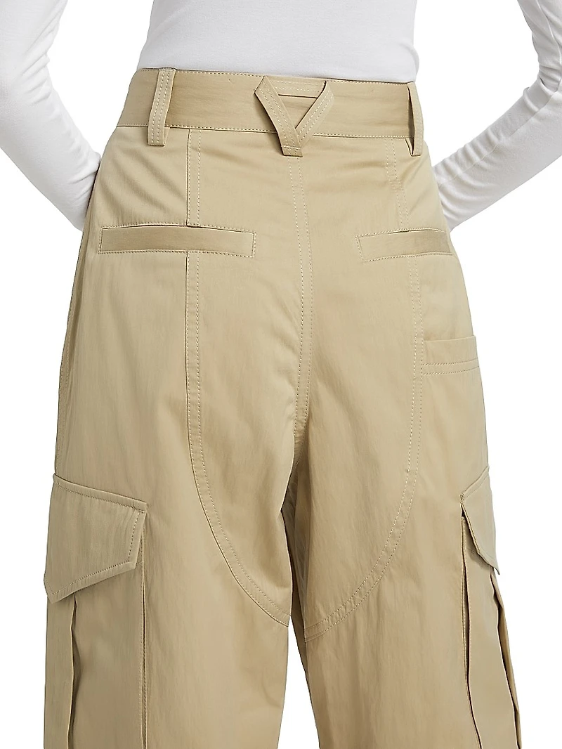 Compact Cotton Twill Trousers