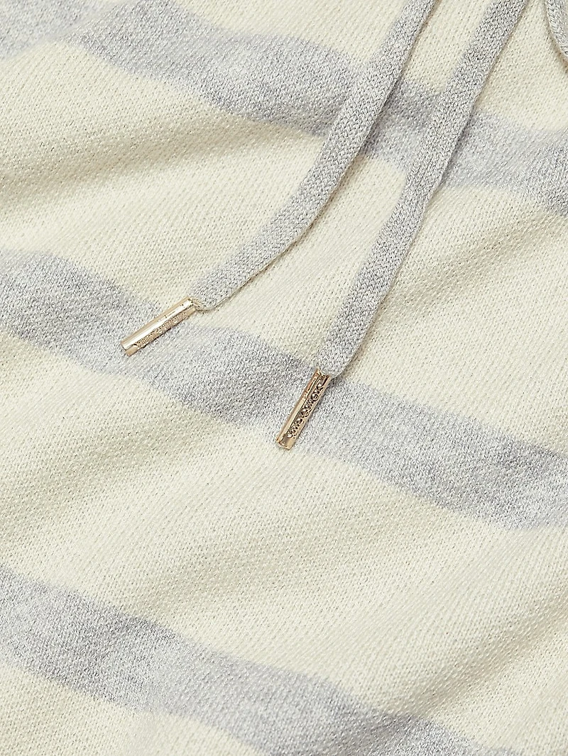 Striped Knit Miniskirt