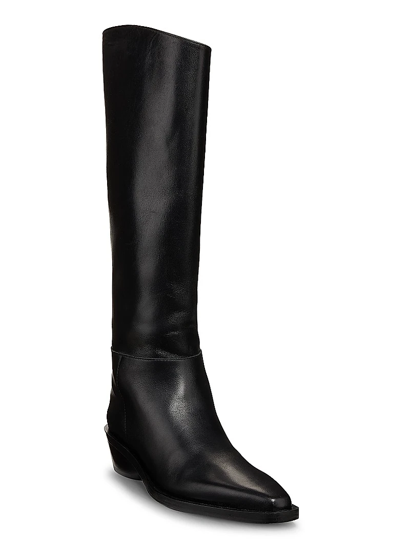 Bronco Leather Knee-High Boots