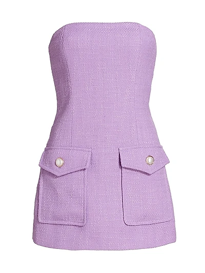 Taren Tailored Tweed Minidress