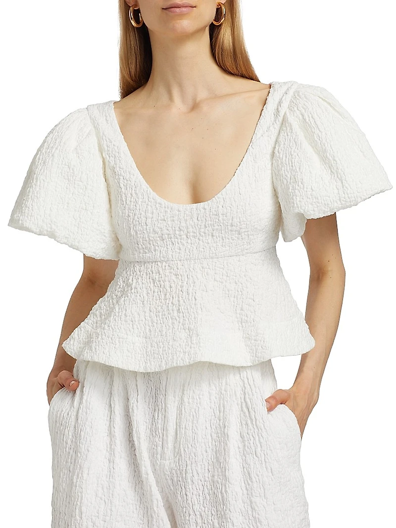 Jorden Ruffled Crop Top