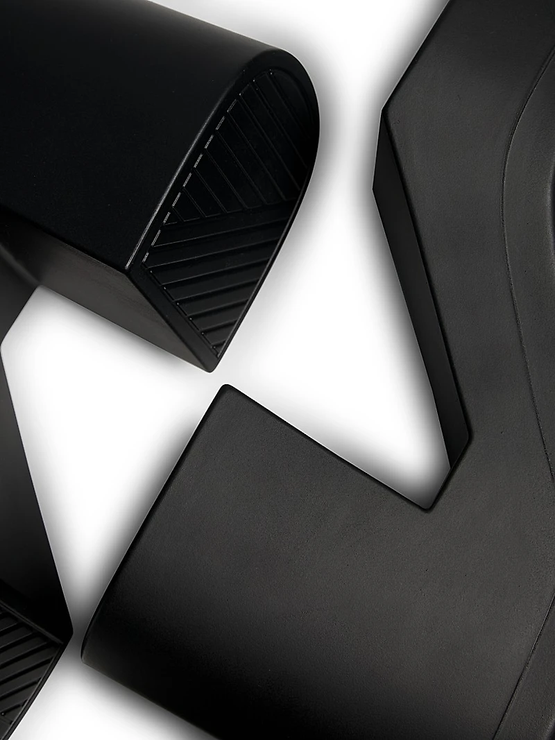 Nina 110MM Leather Platform Booties