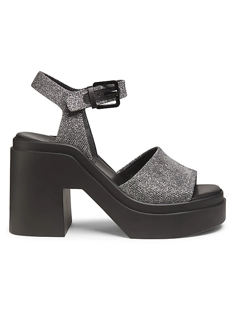 Nelio 100MM Metallic Platform Sandals