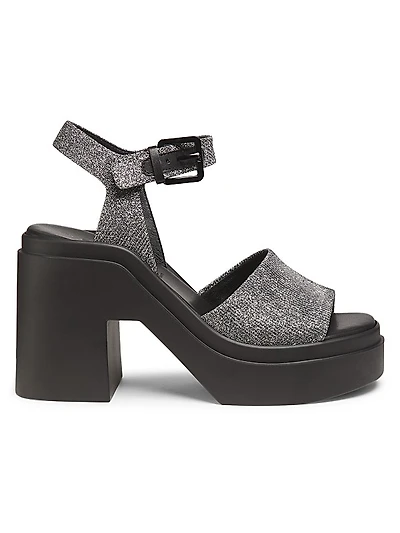 Nelio 100MM Metallic Platform Sandals