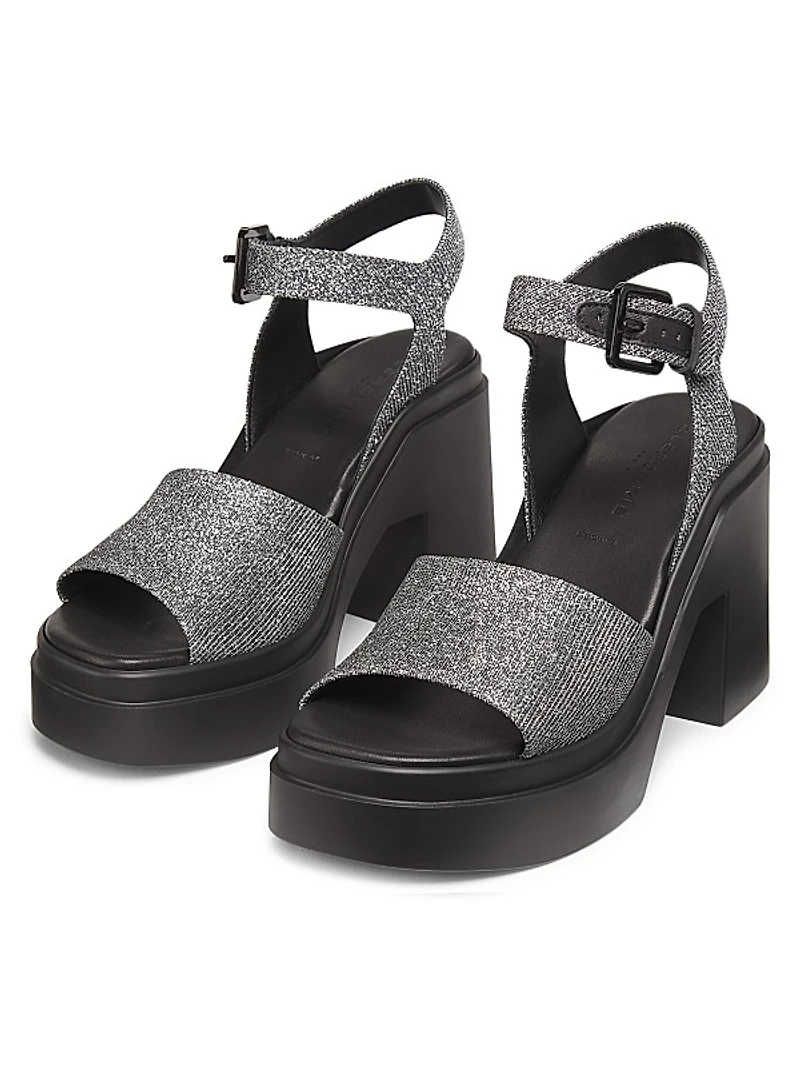 Nelio 100MM Metallic Platform Sandals