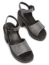 Nelio 100MM Metallic Platform Sandals