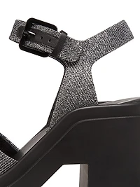 Nelio 100MM Metallic Platform Sandals