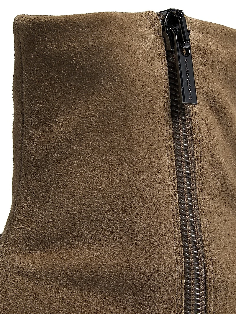 Nelle3 Suede Platform Ankle Boots