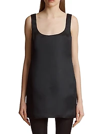 Pranta Silk Minidress