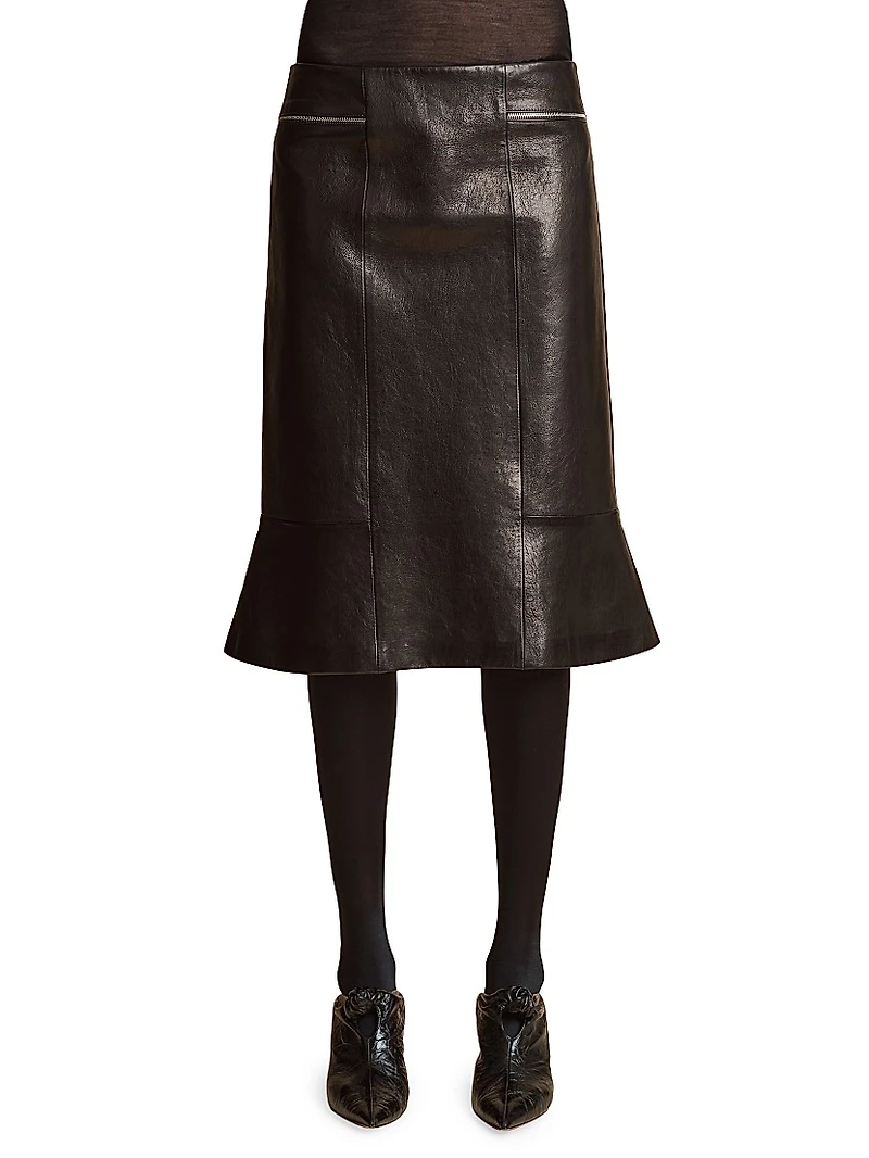 Francine Leather Skirt