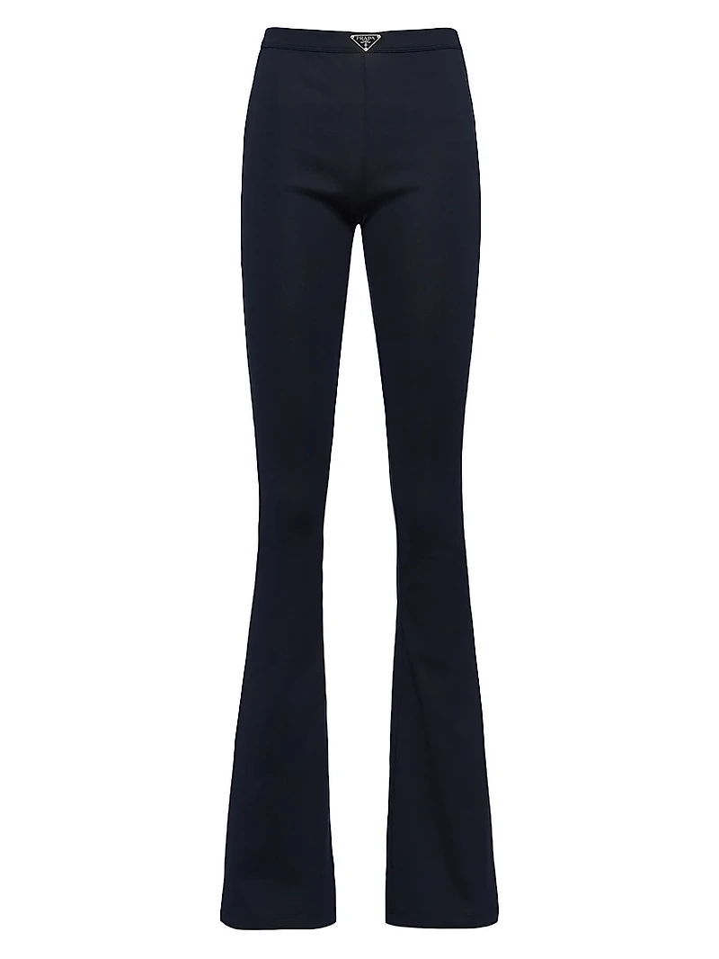 Ribbed Knit Cotton Pants