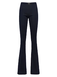 Ribbed Knit Cotton Pants