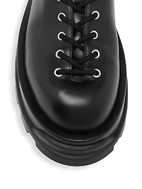 Hybrid Leather Ankle Boots