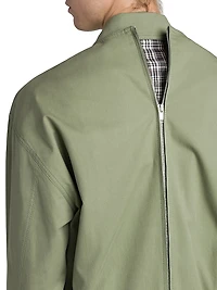 Double-Zip Cotton Work Jacket