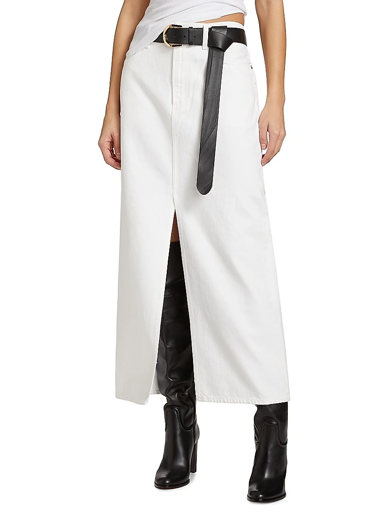 Leif Denim Maxi Skirt