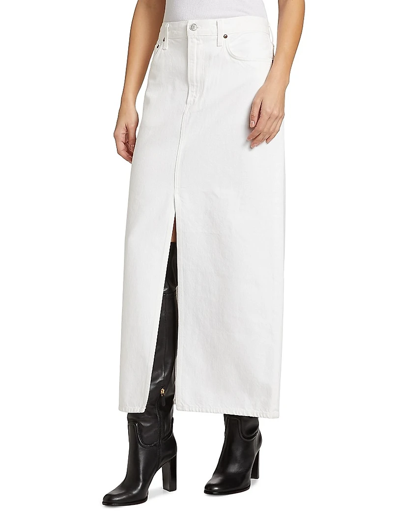 Leif Denim Maxi Skirt