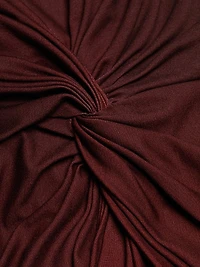 Twist-Front Midi-Dress