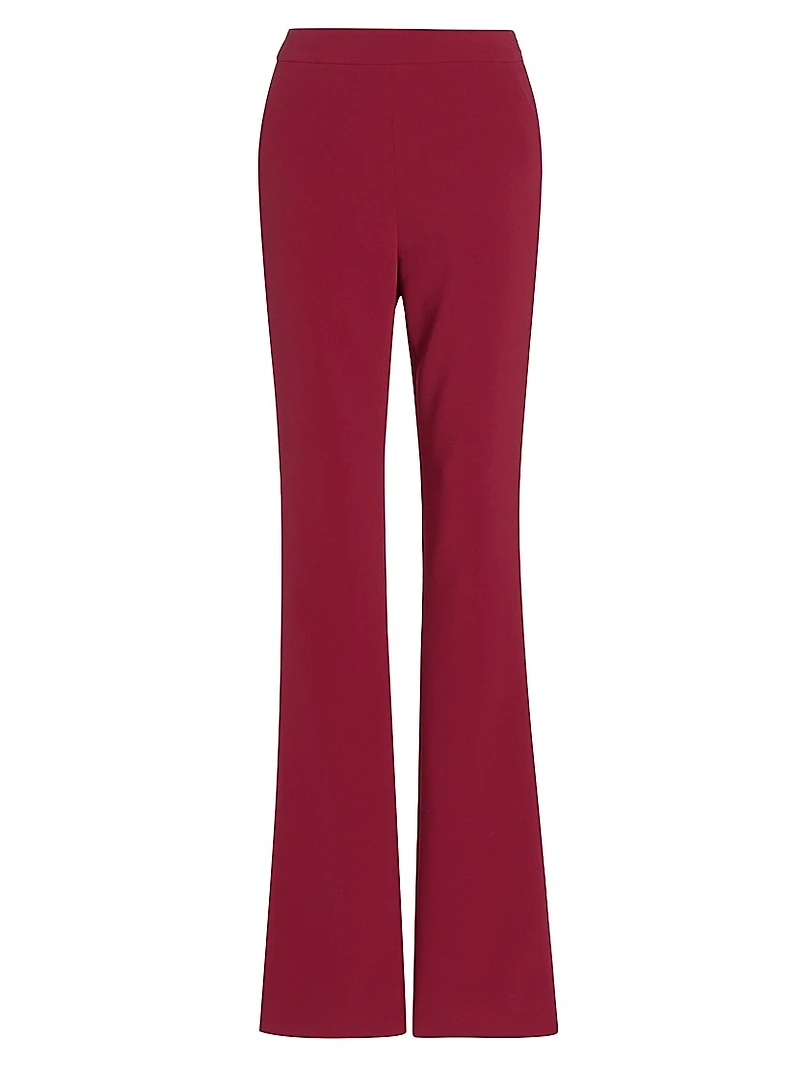 High-Rise Straight-Leg Trousers