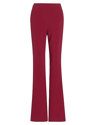 High-Rise Straight-Leg Trousers
